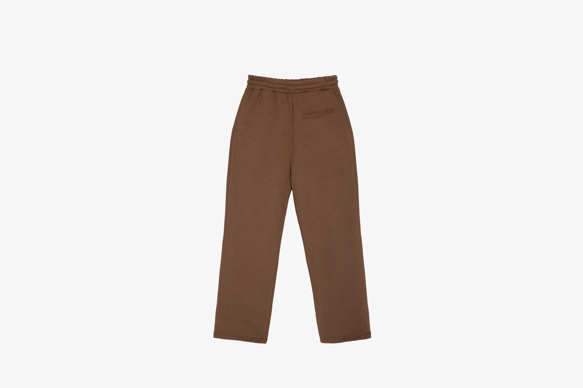 Pantaloni a gamba dritta unisex, marroni